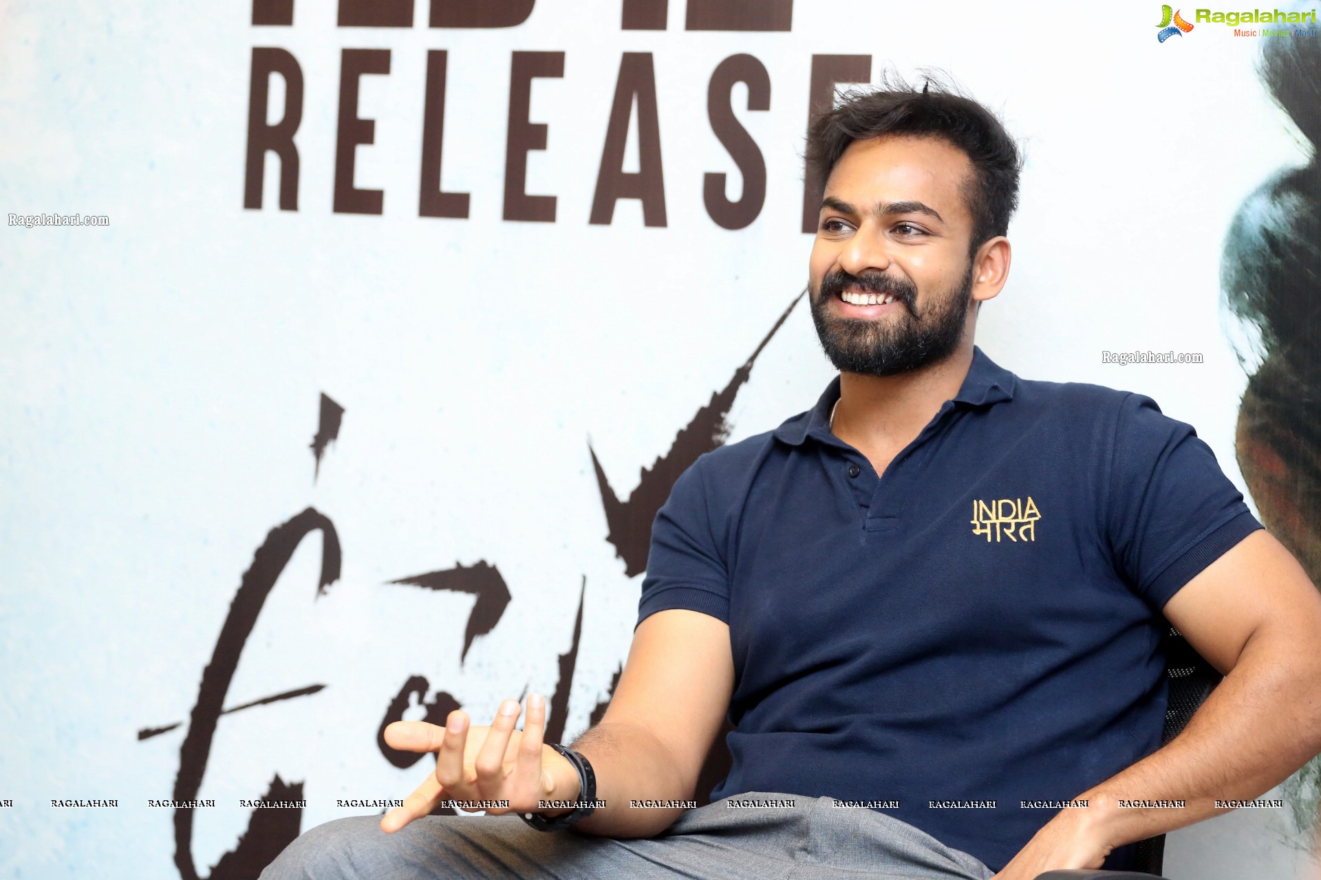 Vaisshnav Tej at Uppena Movie Interview, HD Photo Gallery