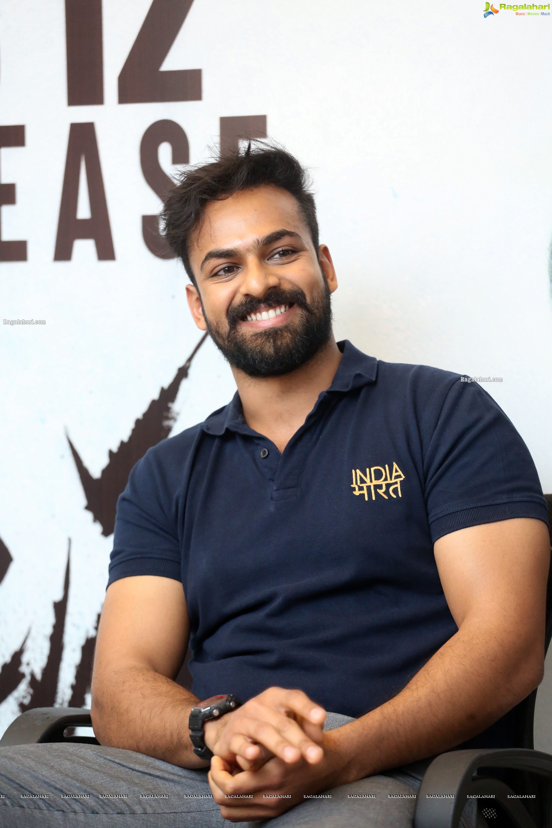 Vaisshnav Tej at Uppena Movie Interview, HD Photo Gallery