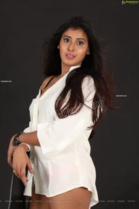 Aishwarya T Reddy in White Button-Down Shirt
