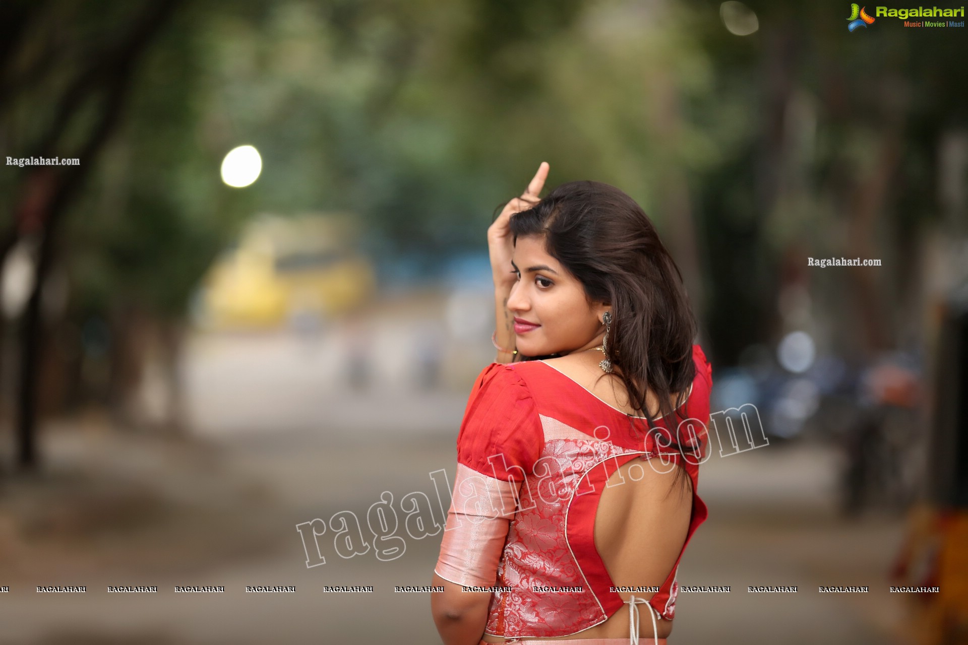 Kirthana Shiny in Red Ornate Lehenga, Exclusive Photo Shoot