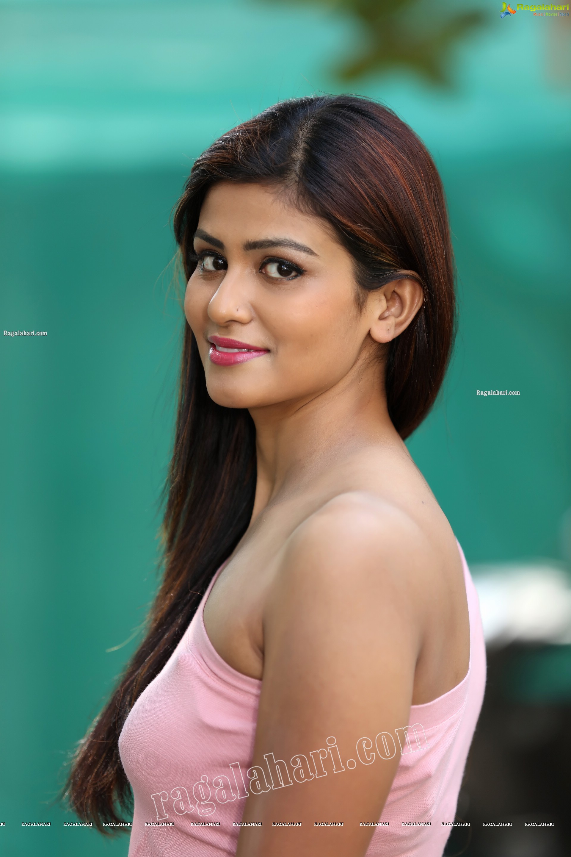 Sweta Singh in Baby Pink One Shoulder Top and Jeans, Exclusive Studio Shoot