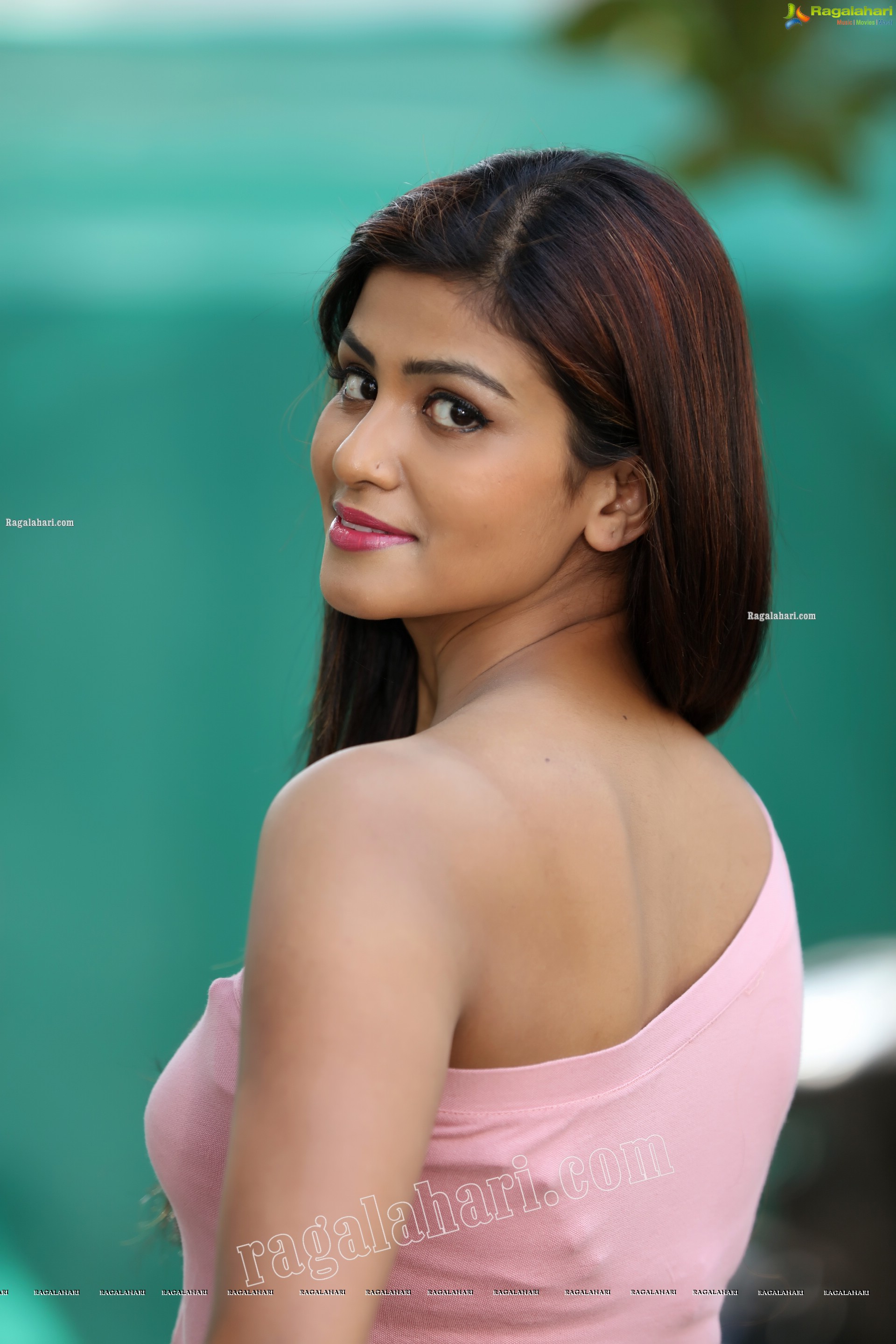 Sweta Singh in Baby Pink One Shoulder Top and Jeans, Exclusive Studio Shoot
