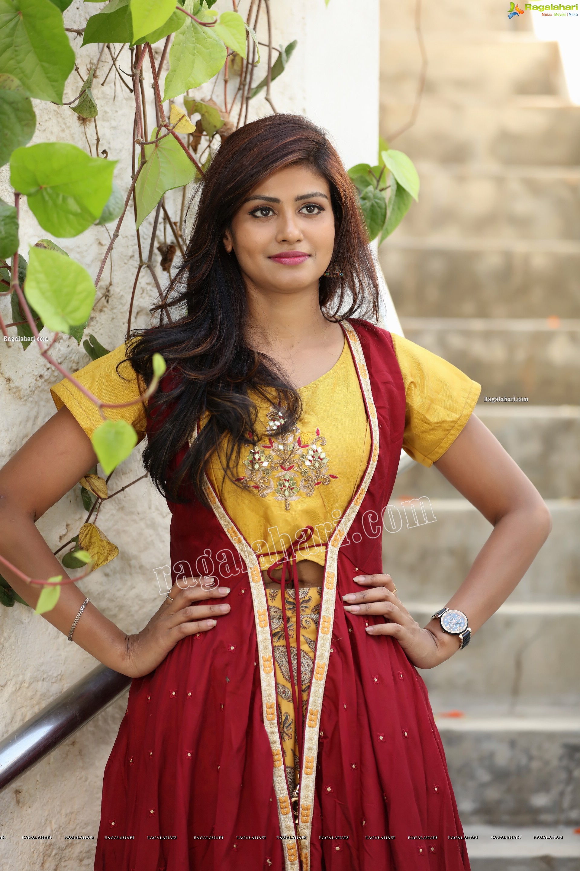 Sweta Singh in Yellow Embellished Lehenga With Jacket, Exclusive Studio Shoot