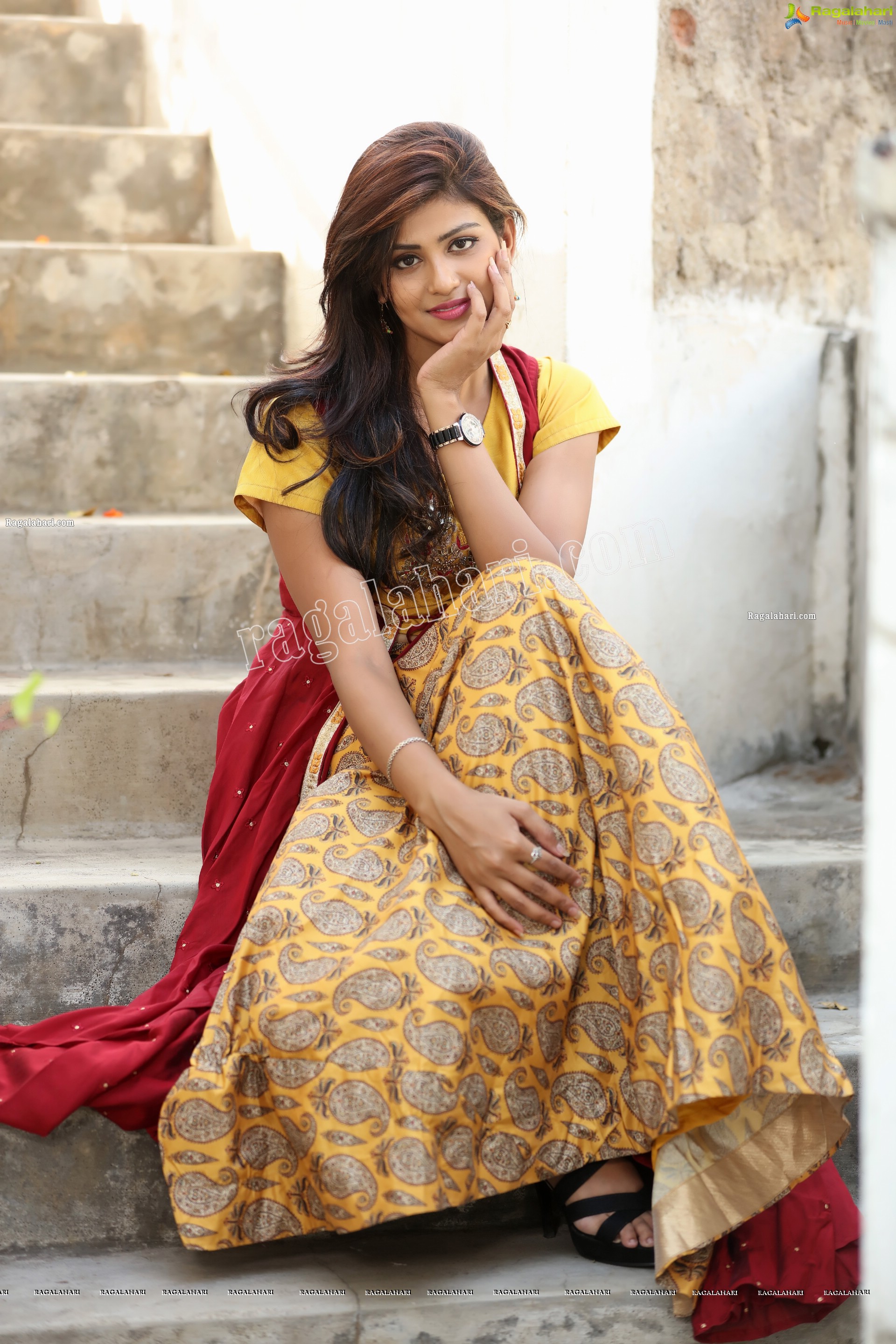Sweta Singh in Yellow Embellished Lehenga With Jacket, Exclusive Studio Shoot