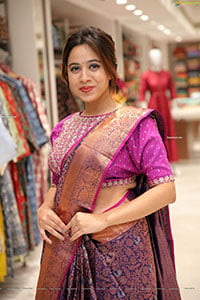 Ananya Tanu In Silk Saree