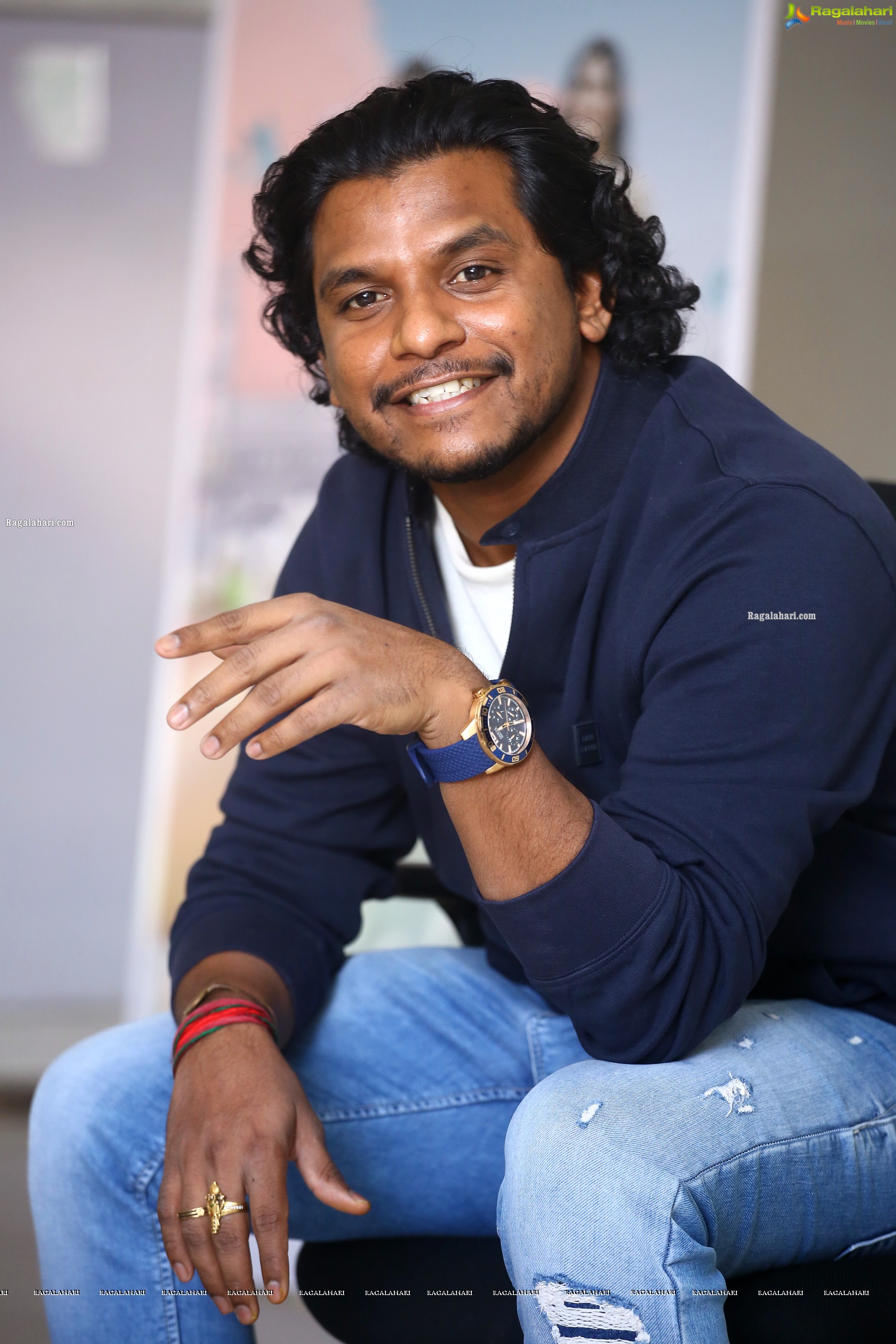 Director Gnanasagar Dwaraka Stills at Sehari movie Interview