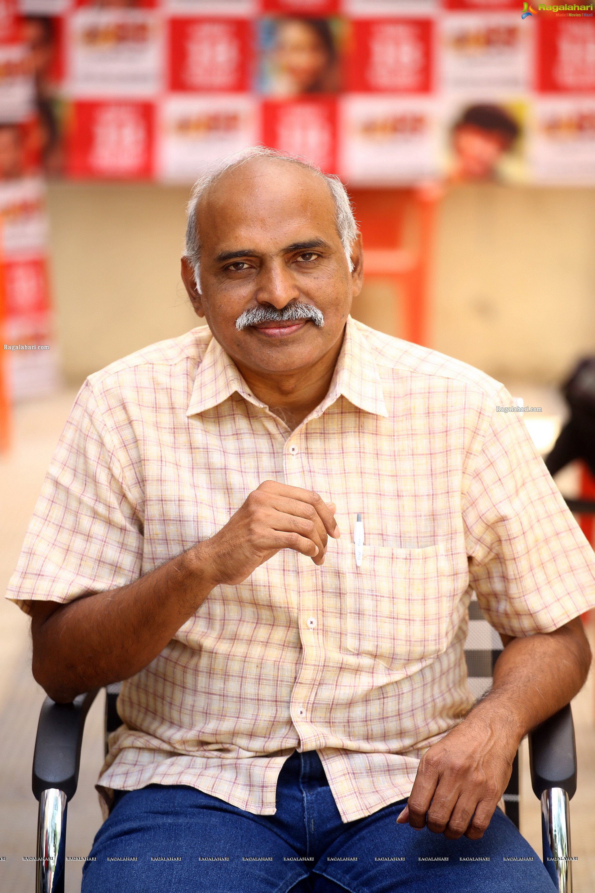 Director Sunil Kumar Reddy at #69 Samskar Colony Interview, HD Gallery