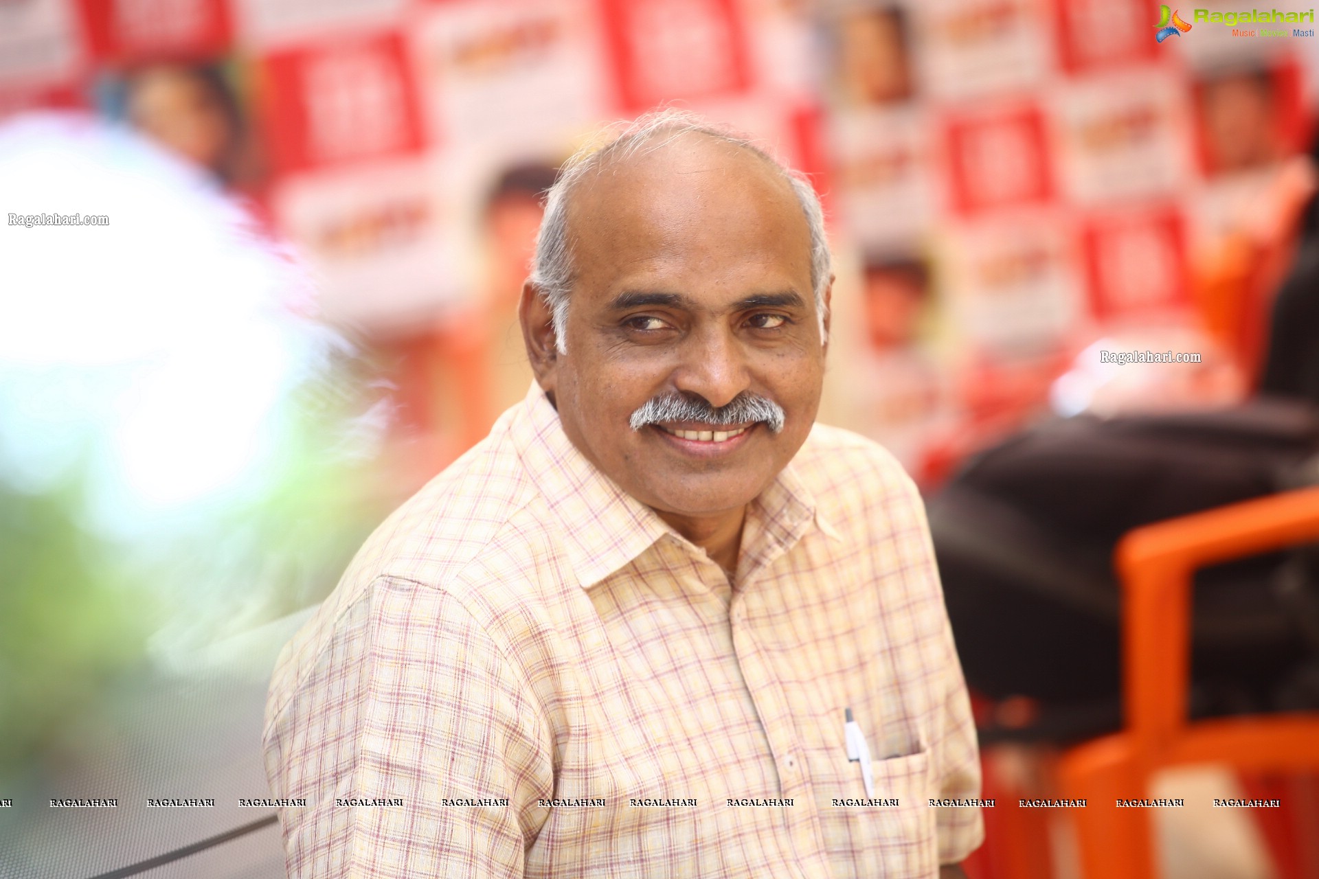 Director Sunil Kumar Reddy at #69 Samskar Colony Interview, HD Gallery