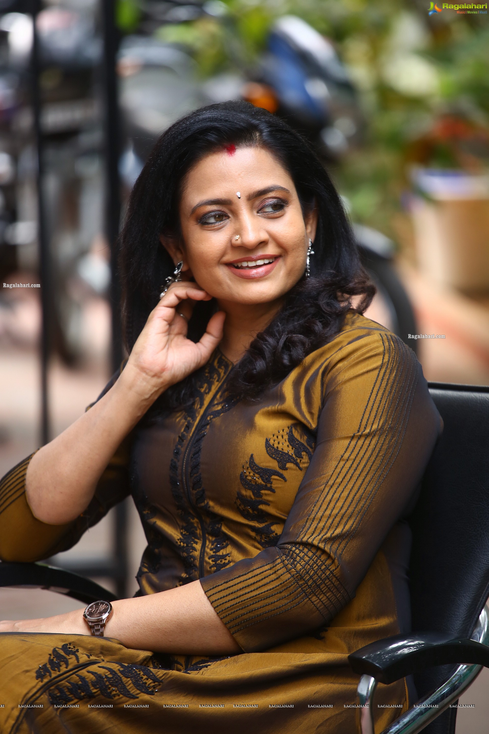 Indraja at Stand Up Rahul Movie Interview, HD Photo Gallery