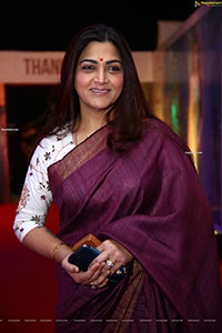 Kushboo at Aadavallu Meeku Johaarlu Pre-Release Event