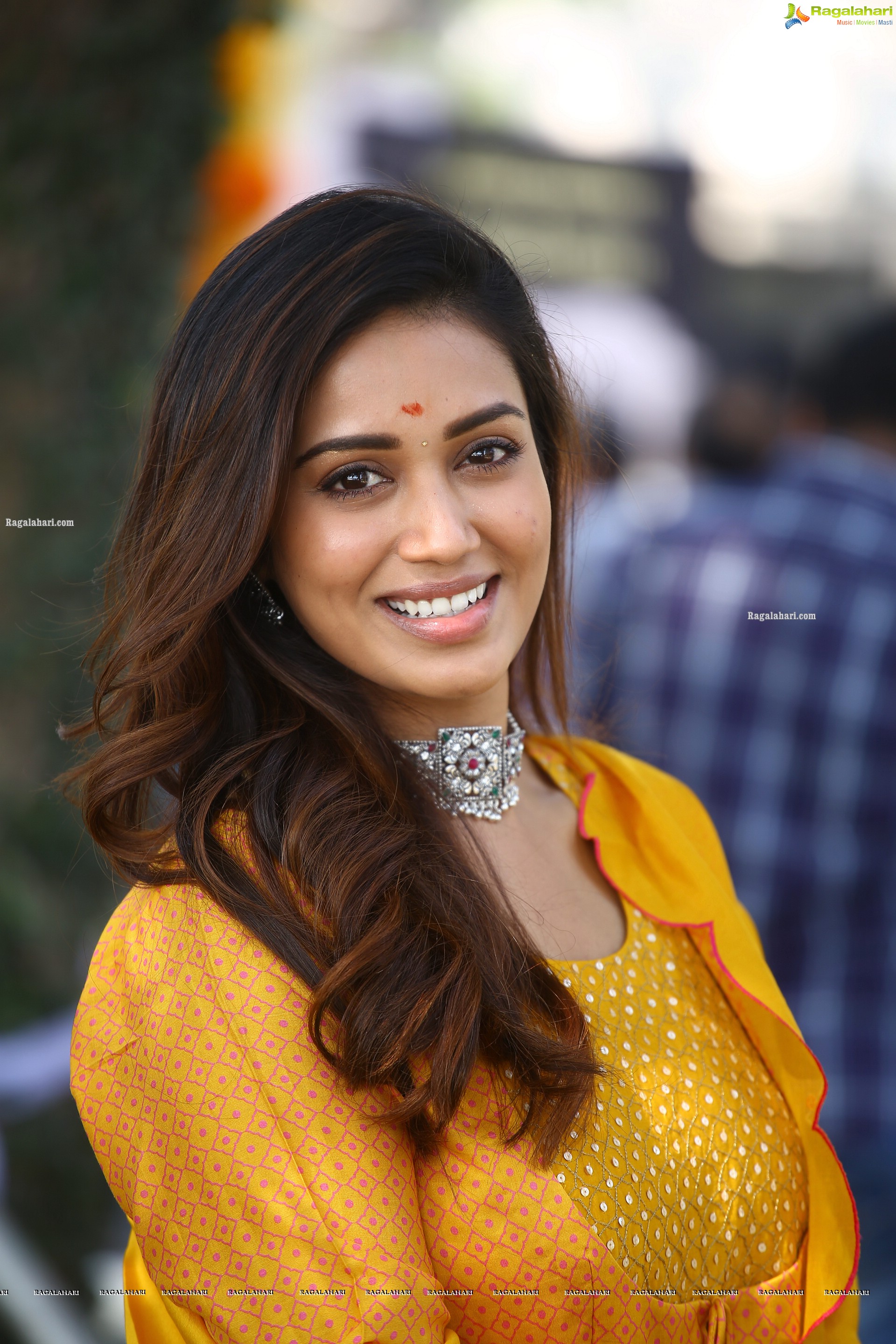 Nivetha Pethuraj at Das Ka Dhamka Movie Opening, HD Photo Gallery