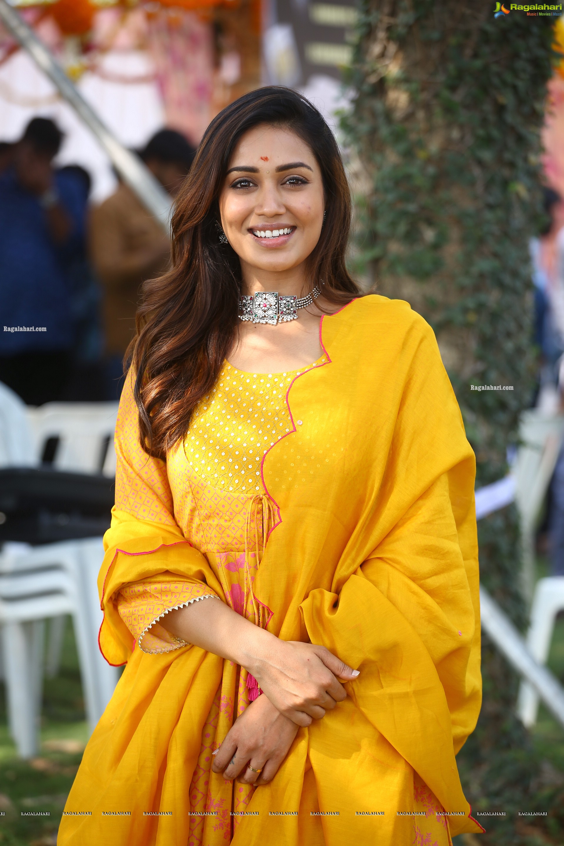 Nivetha Pethuraj at Das Ka Dhamka Movie Opening, HD Photo Gallery