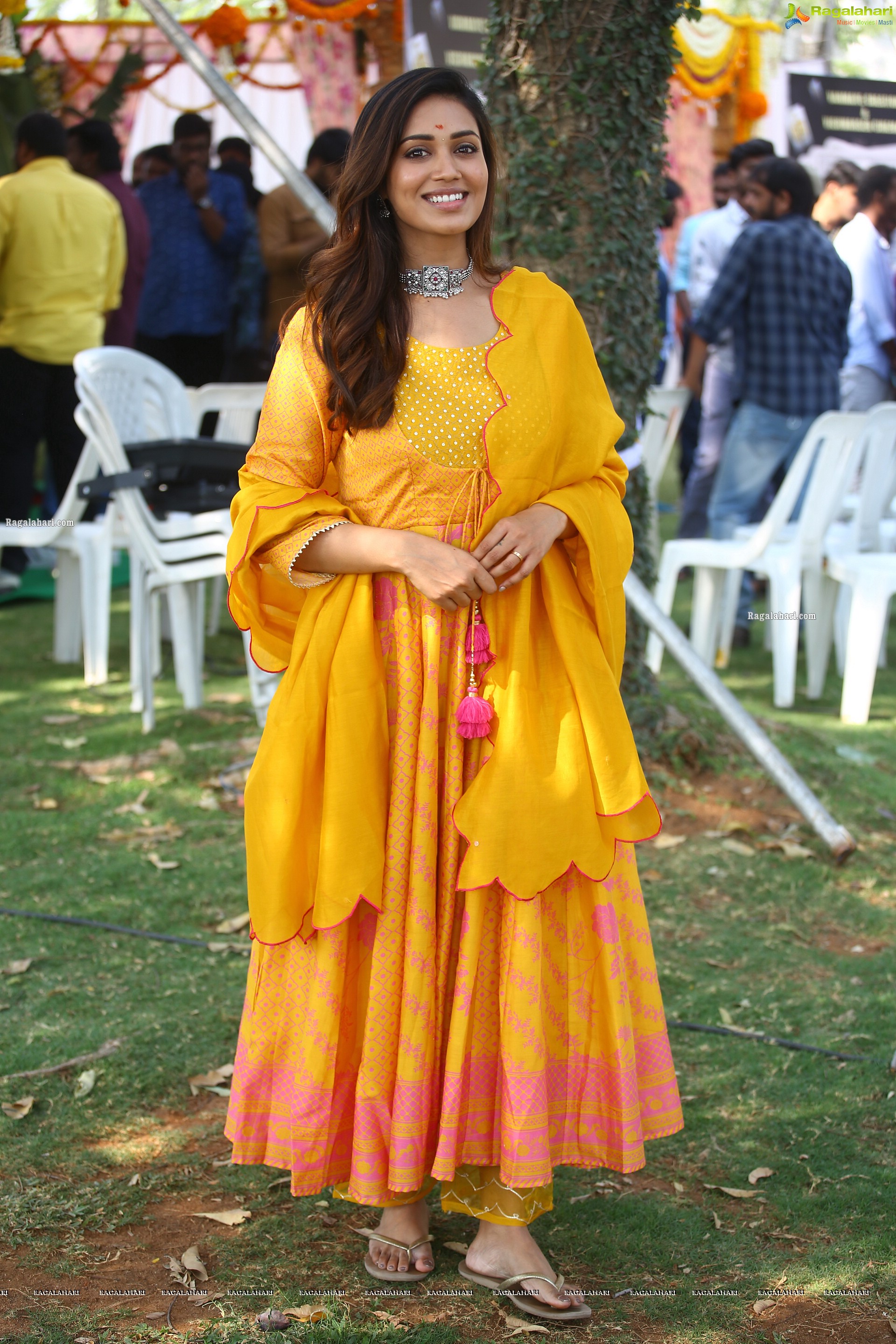 Nivetha Pethuraj at Das Ka Dhamka Movie Opening, HD Photo Gallery