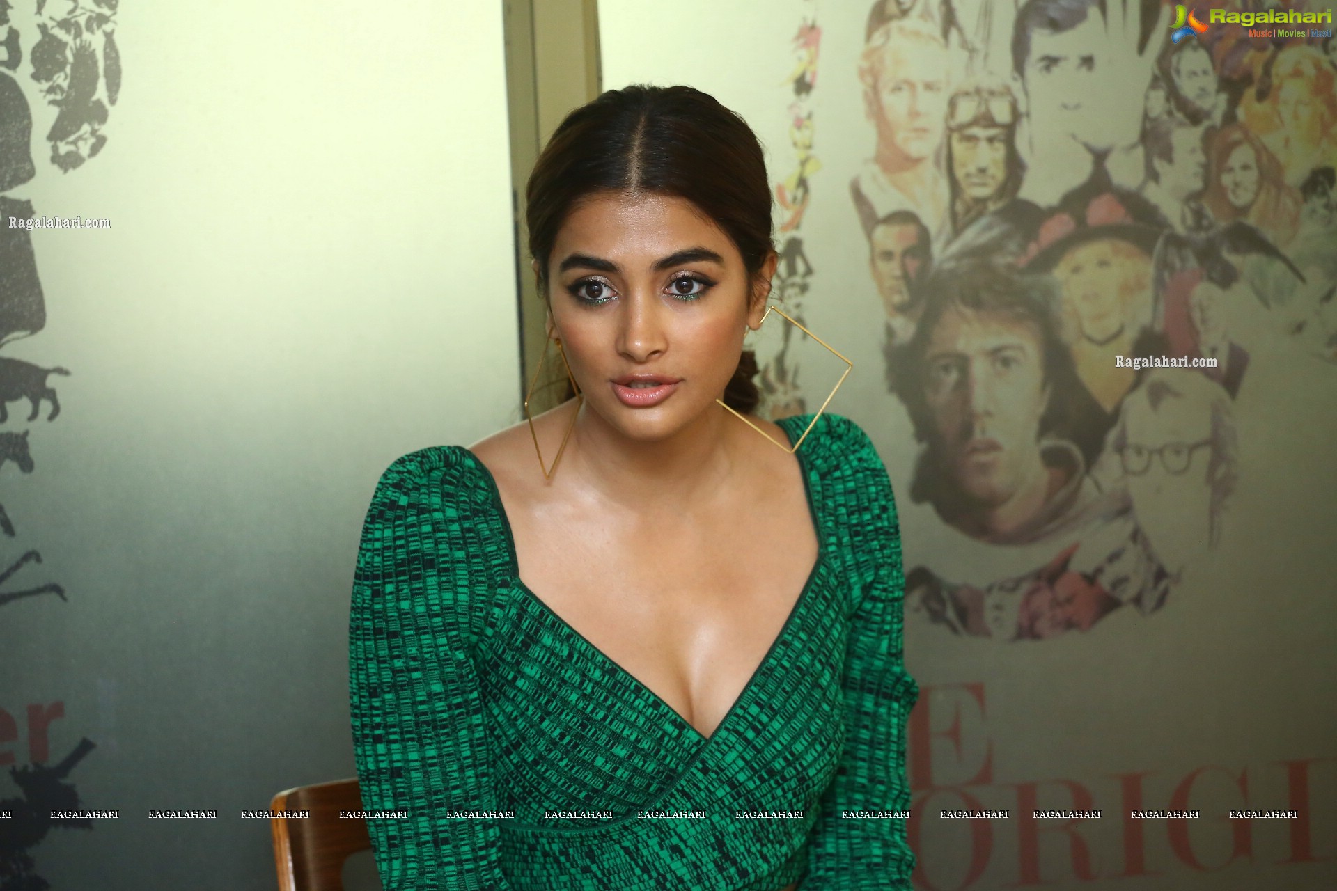 Pooja Hegde at Radhe Shyam Movie Interview, HD Photo Gallery