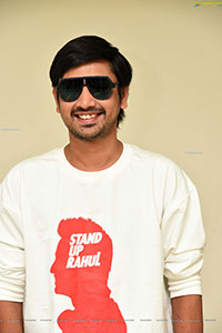 Raj Tarun at Stand Up Rahul Trailer Launch