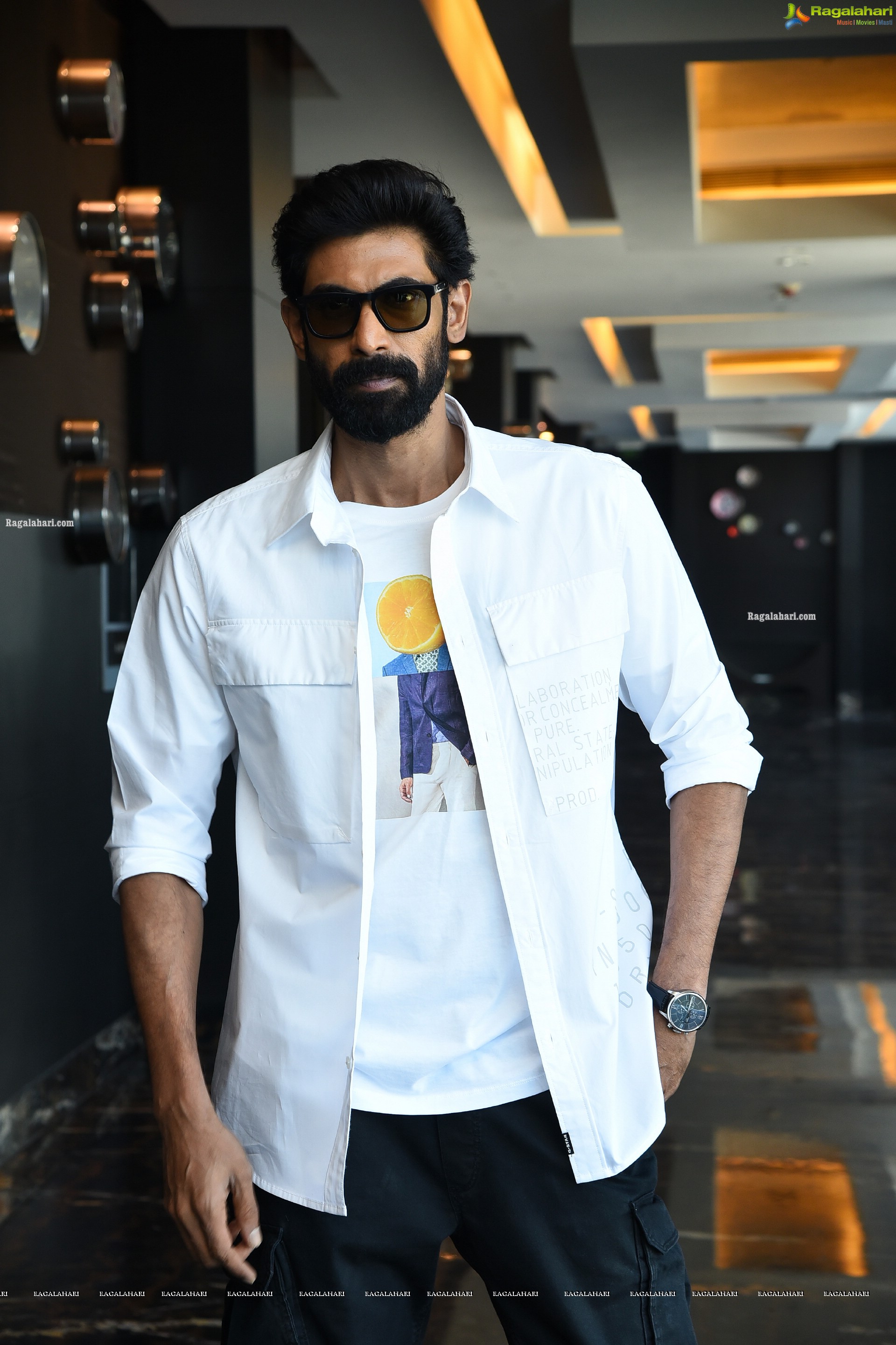 Rana Daggubati at Bheemla Nayak Movie Interview, HD Photo Gallery