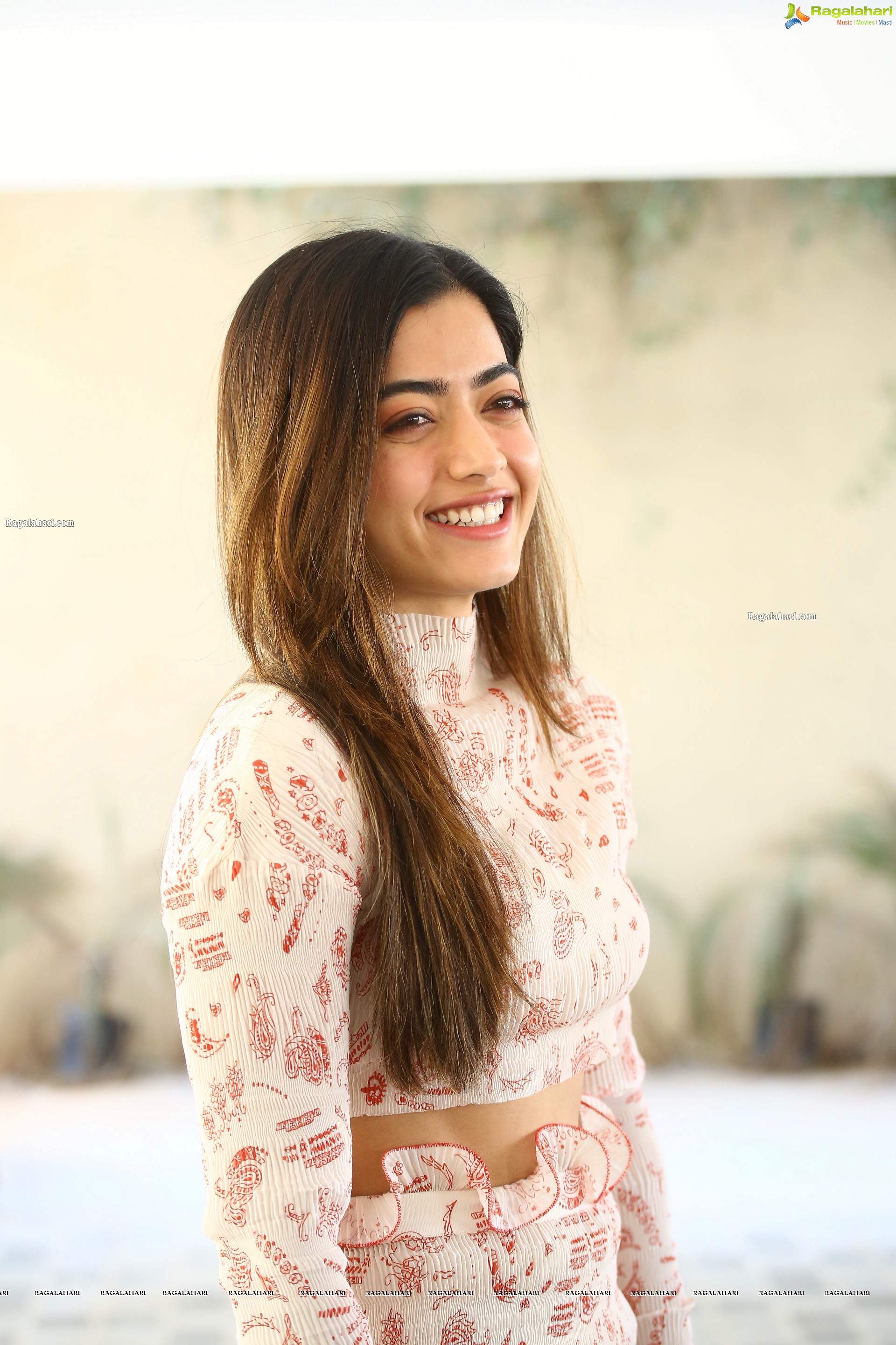 Rashmika Mandanna at Aadavallu Meeku Johaarlu Movie Interview, HD Photo Gallery