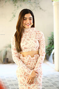 Rashmika Mandanna at Aadavallu Meeku Johaarlu Interview