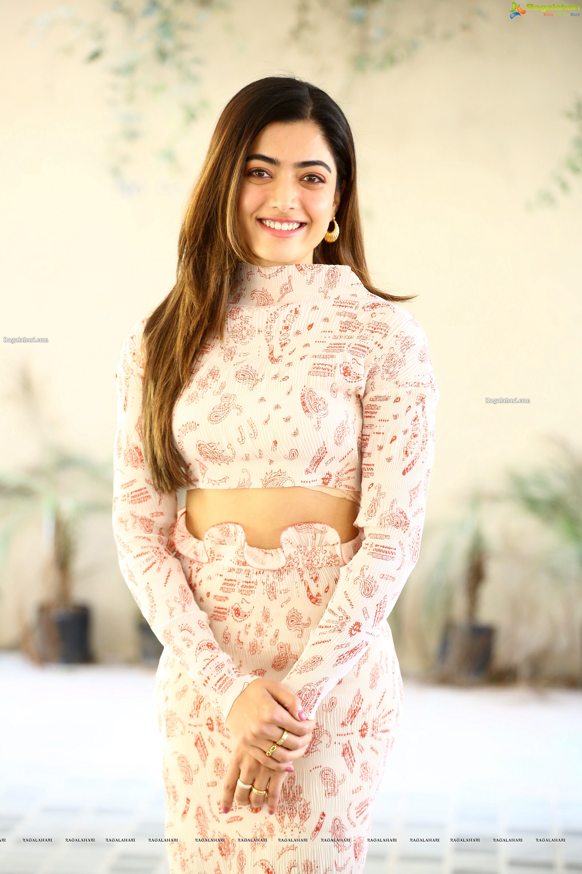 Rashmika Mandanna at Aadavallu Meeku Johaarlu Movie Interview, HD Photo Gallery