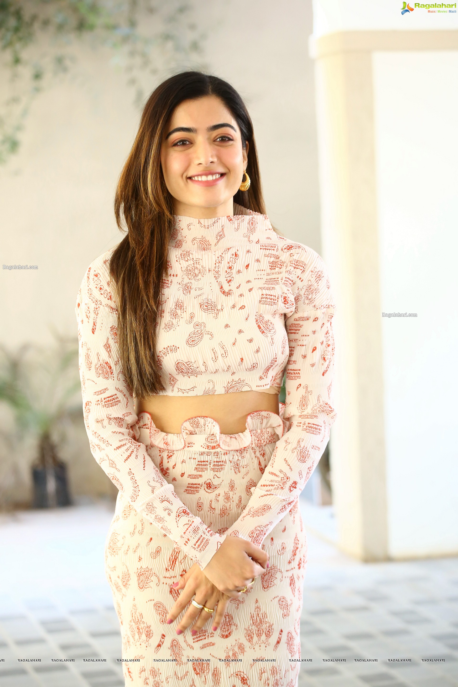 Rashmika Mandanna at Aadavallu Meeku Johaarlu Movie Interview, HD Photo Gallery