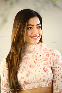 Rashmika Mandanna at Aadavallu Meeku Johaarlu Interview