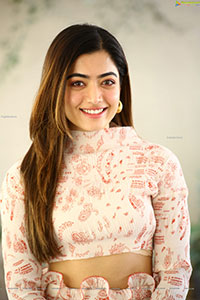 Rashmika Mandanna at Aadavallu Meeku Johaarlu Interview