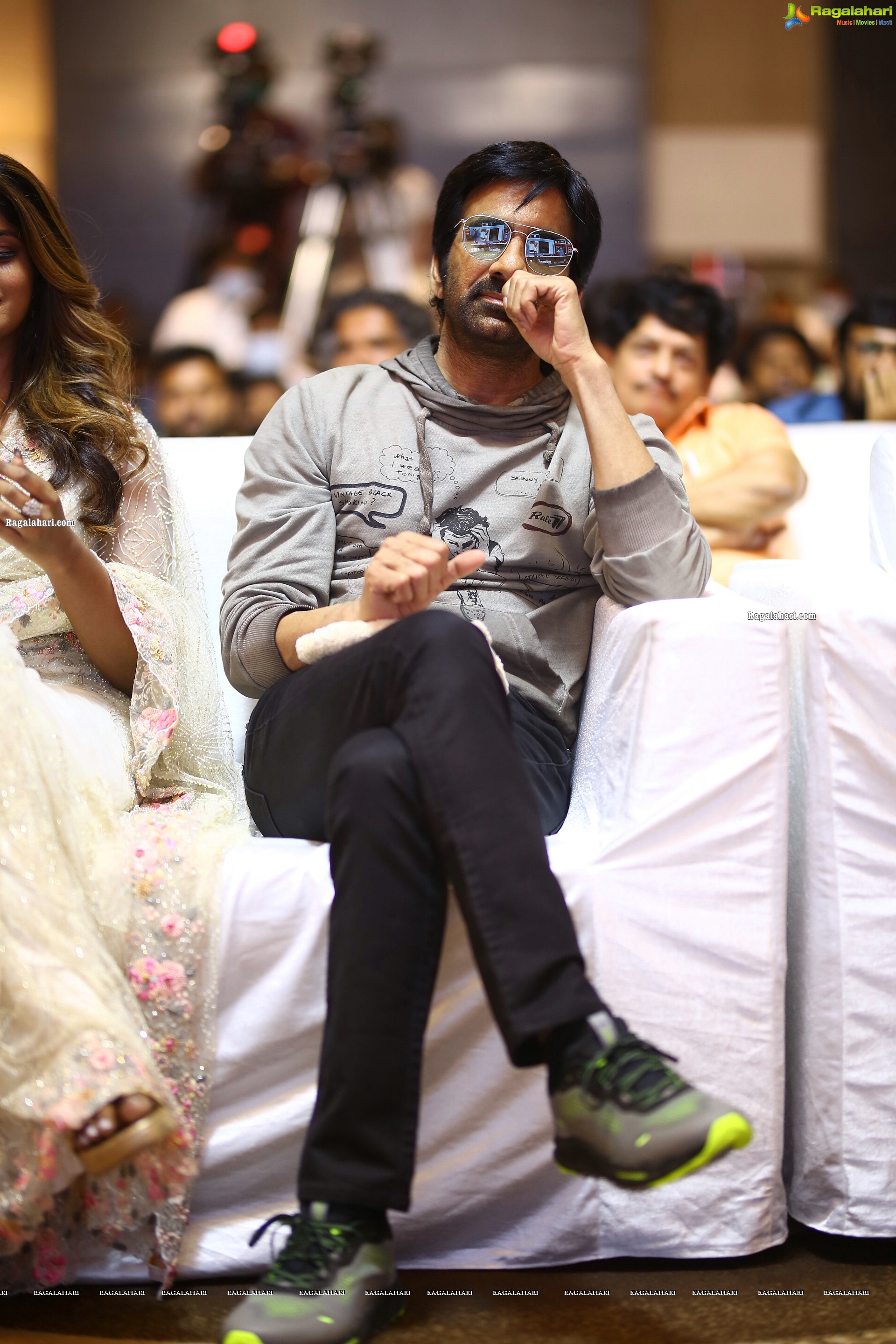 Ravi Teja at Khiladi Movie Pre-Release Event, HD Photo Gallery