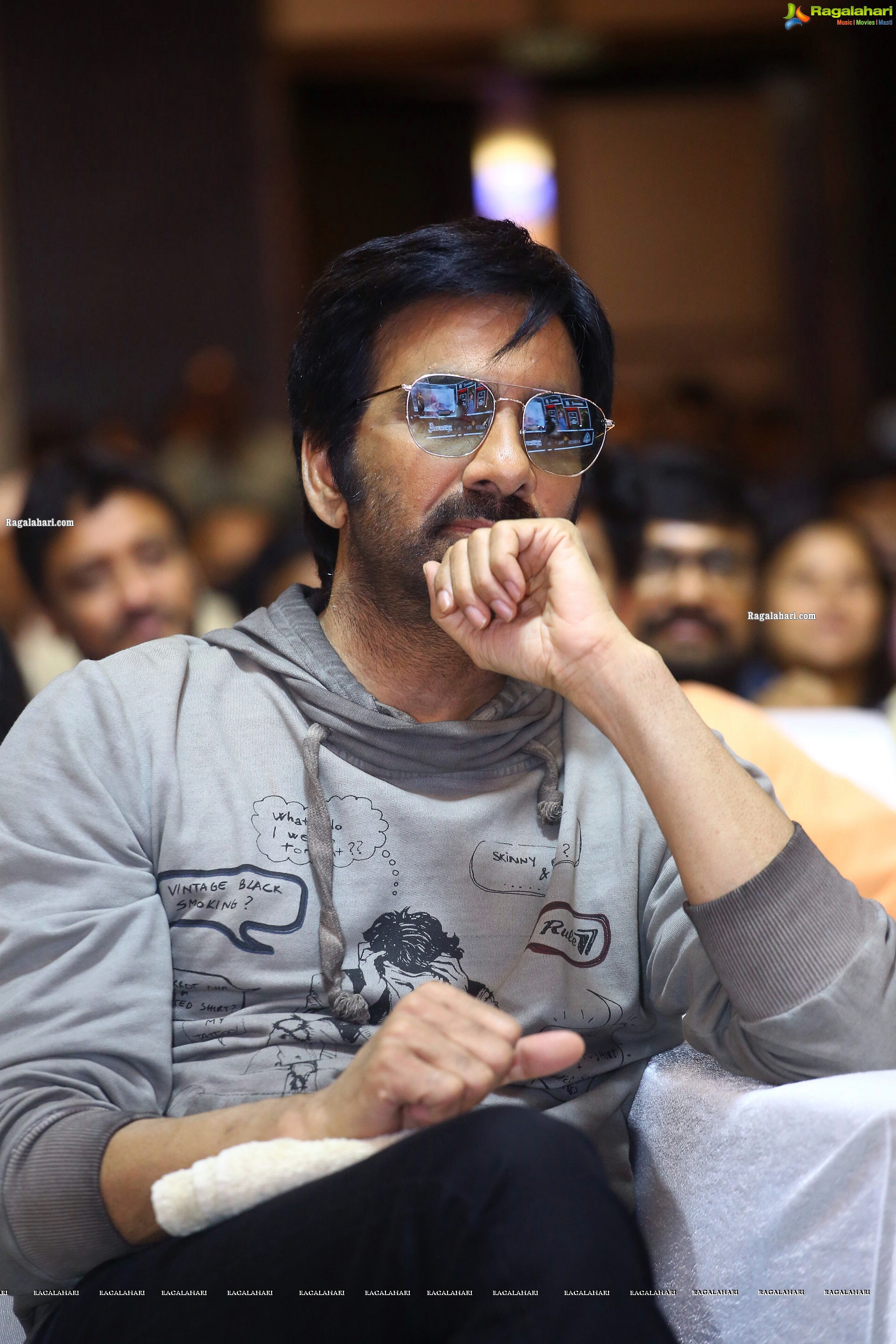 Ravi Teja at Khiladi Movie Pre-Release Event, HD Photo Gallery