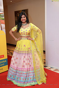 Sahasra Reddy in Yellow Lehenga Choli