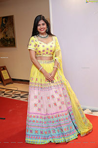 Sahasra Reddy in Yellow Lehenga Choli