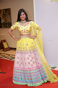 Sahasra Reddy in Yellow Lehenga Choli