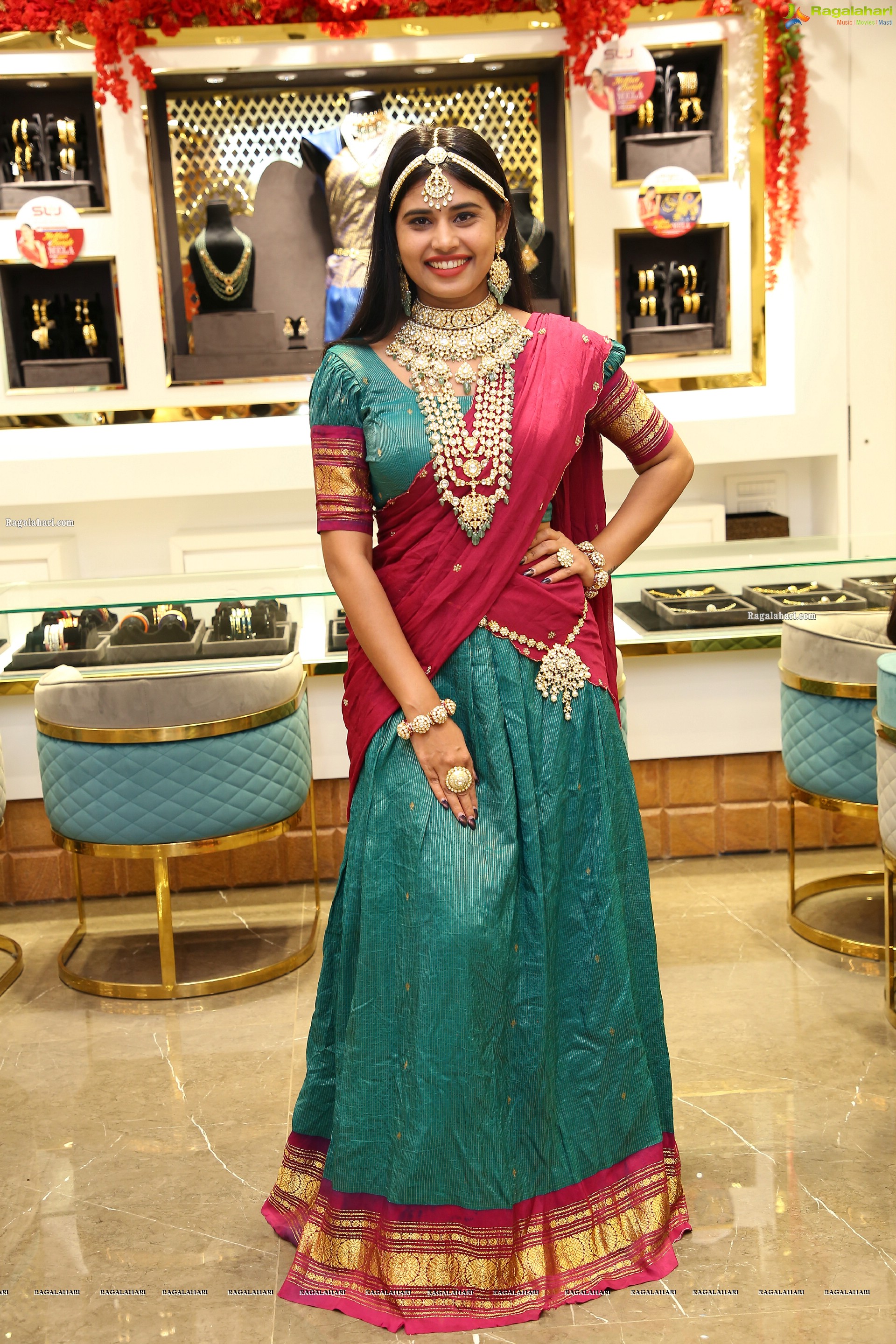 Sahasra Reddy in Traditional Jewellery, HD Photo Gallery