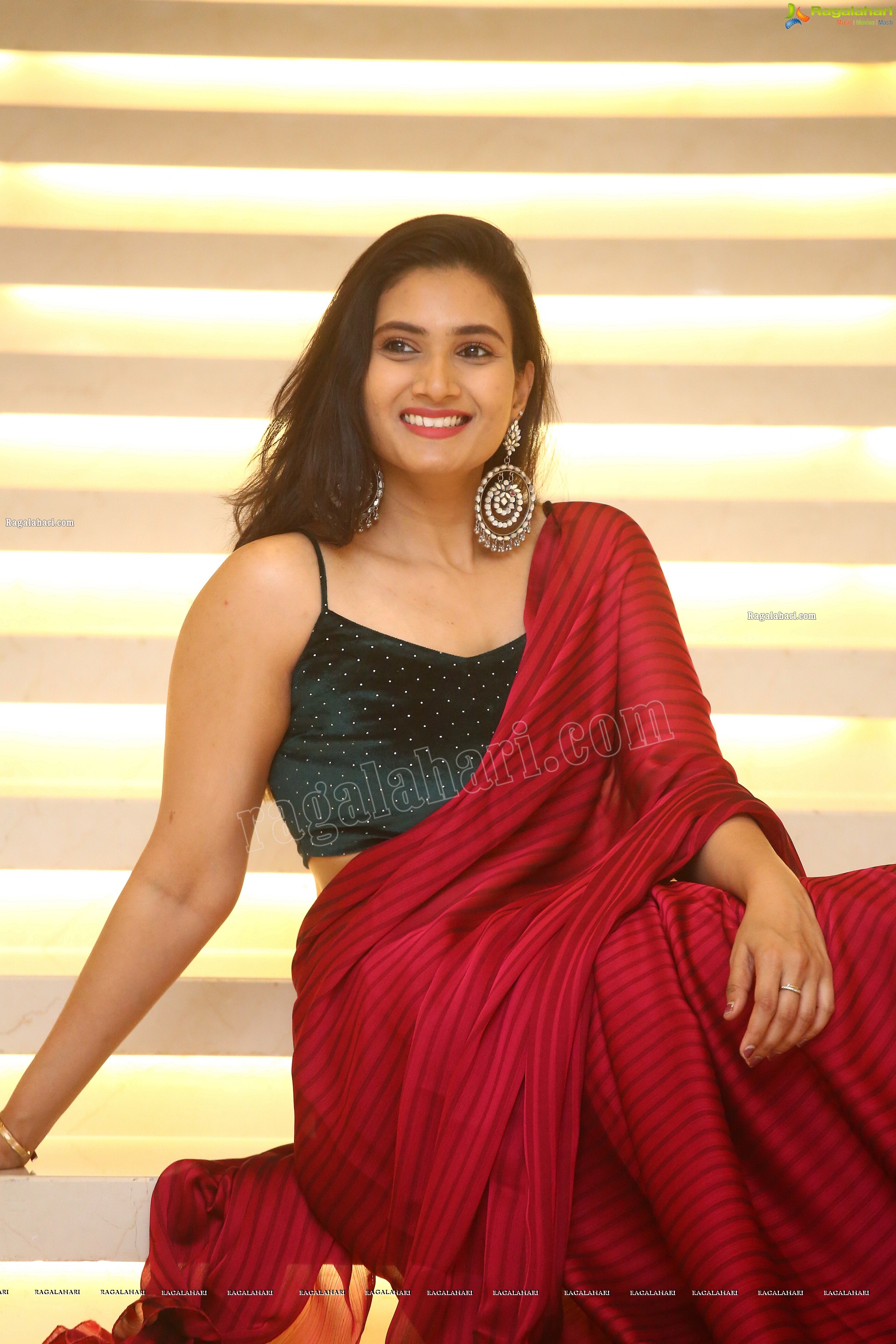 Sai Sree Reddy in Red Saree, Exclusive HD Photo Gallery