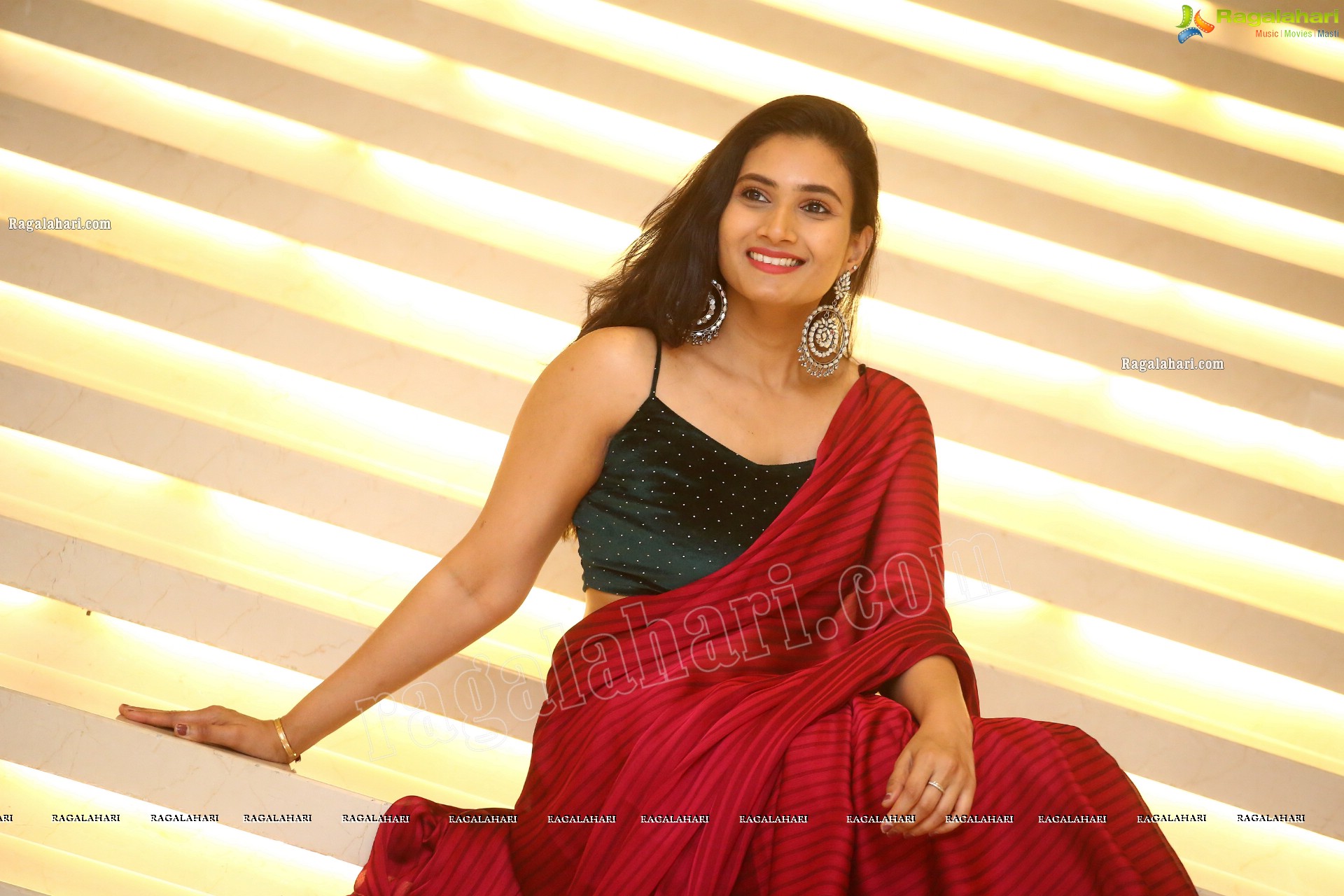 Sai Sree Reddy in Red Saree, Exclusive HD Photo Gallery