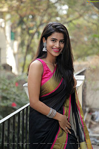 Srilekha Stills in Black Saree