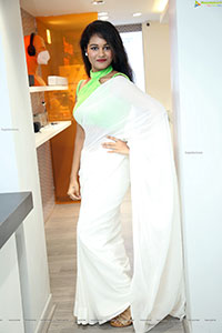 Yashaswi Shetty in Beautiful White Saree