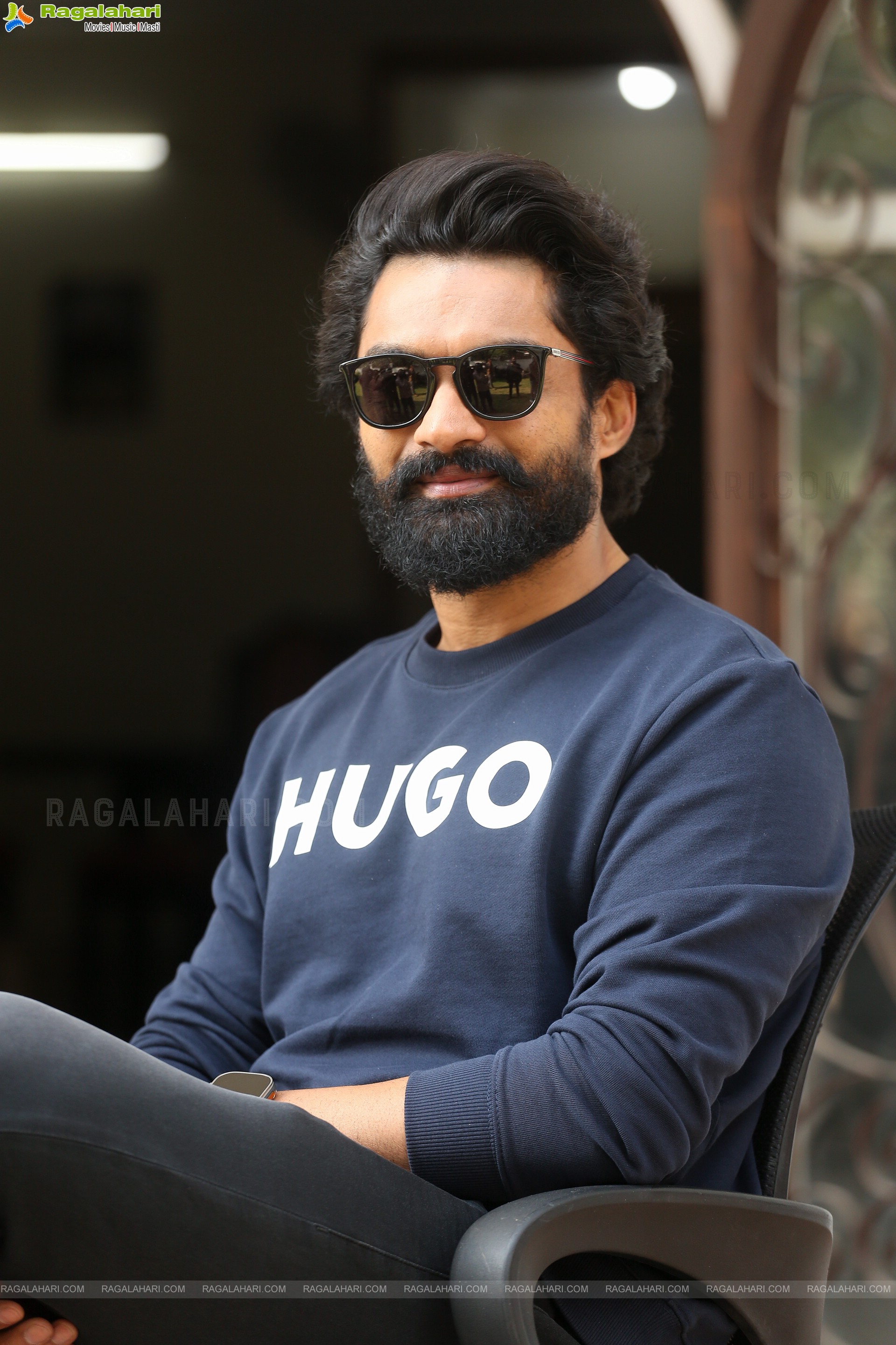 Kalyan Ram at Amigos Movie Interview, HD Photo Gallery