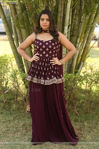 Manjeera Reddy at Chiclets Movie Trailer Launch