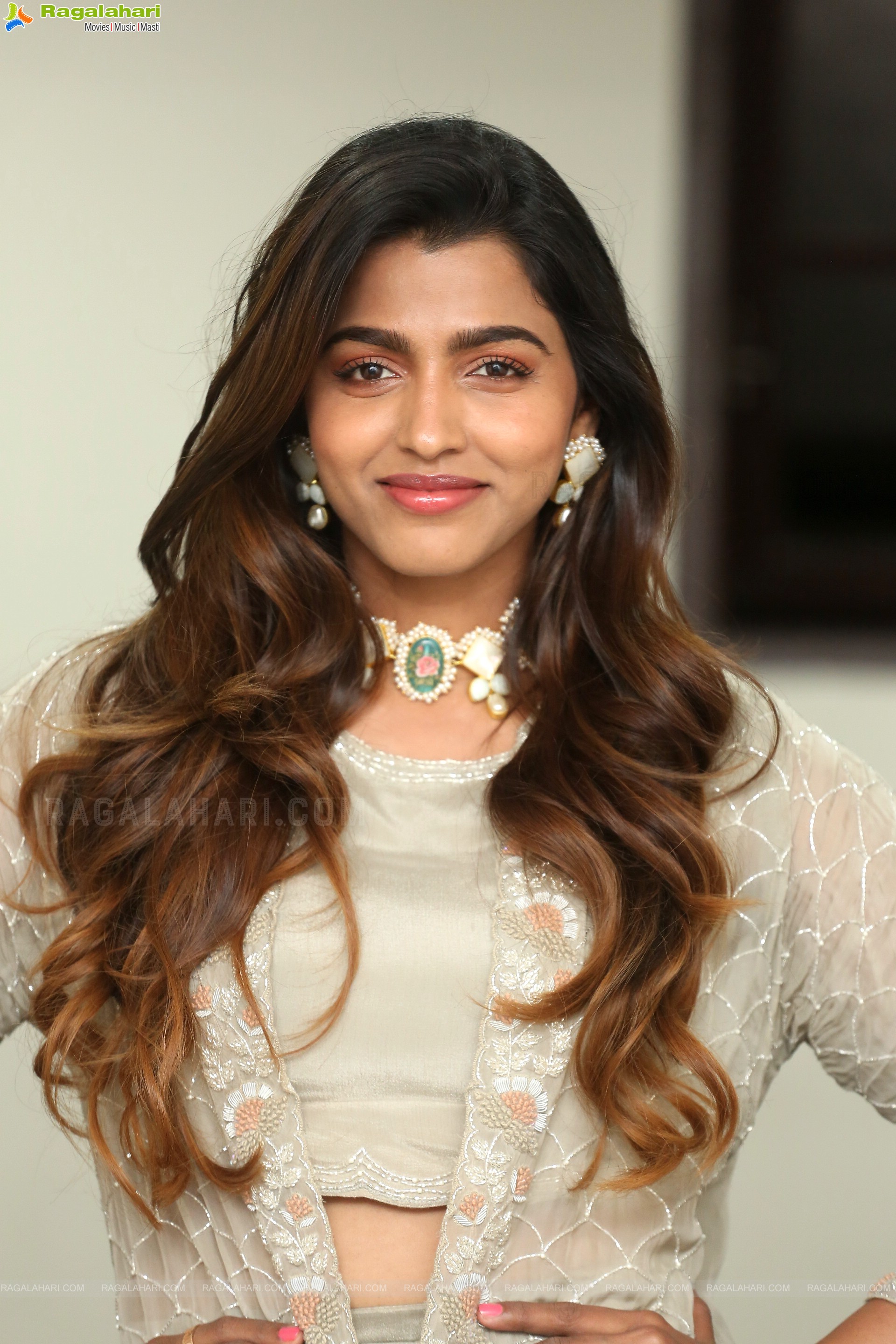 Sai Dhanshika at Sri Siddi Vinayaka Movie Makers Launch, HD Stills