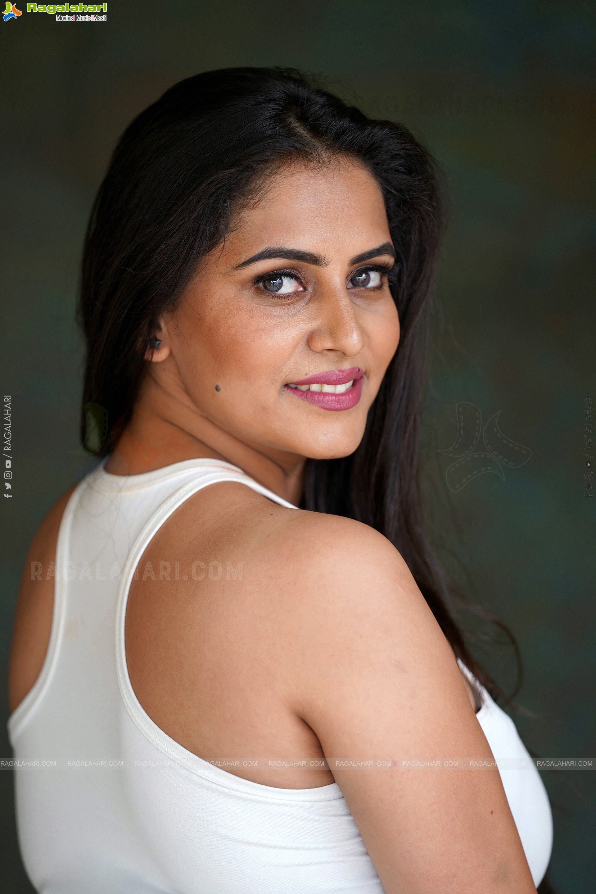 Jyothi Yadav in White Top and Denim Shorts, Exclusive Photoshoot