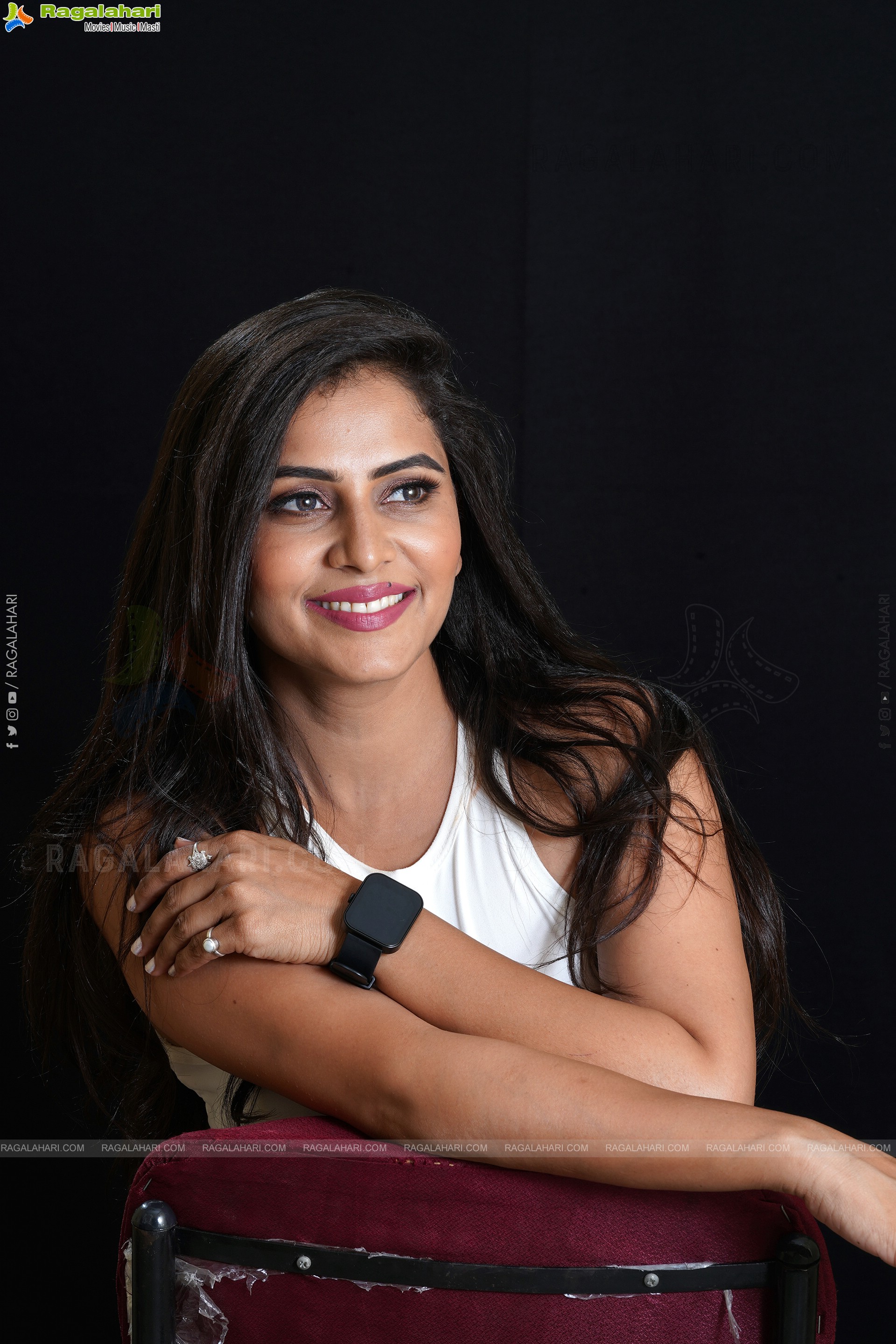 Jyothi Yadav in White Top and Denim Shorts, Exclusive Photoshoot