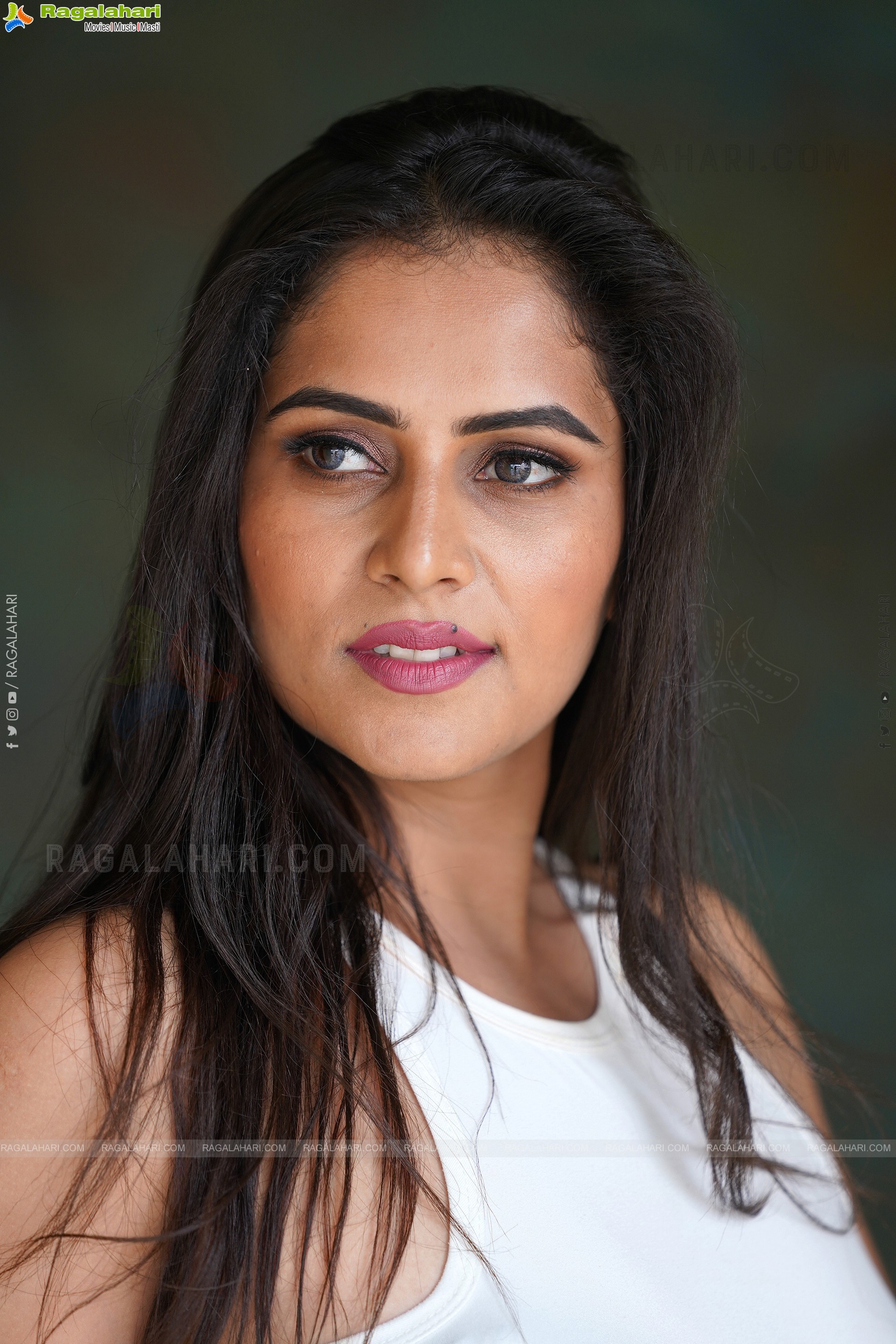 Jyothi Yadav in White Top and Denim Shorts, Exclusive Photoshoot