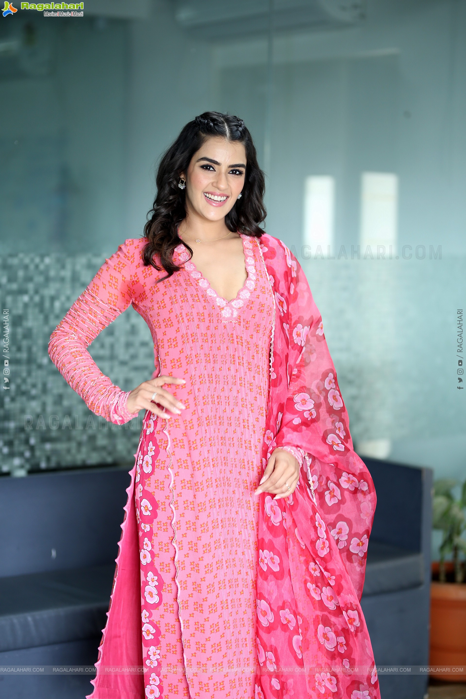 Kavya Thapar at Eagle Movie Interview, HD Gallery