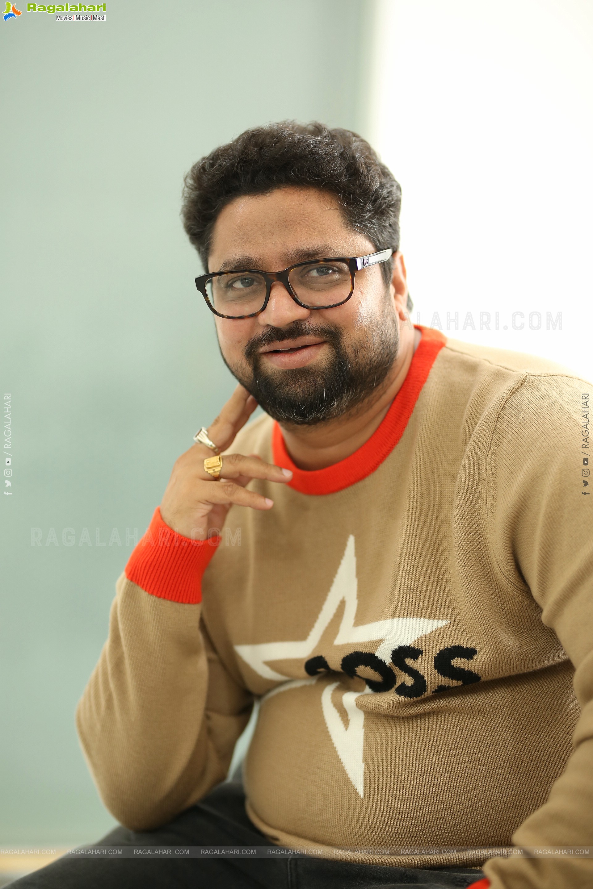 Rajesh Danda at Ooru Peru Bhairavakona Interview, HD Gallery