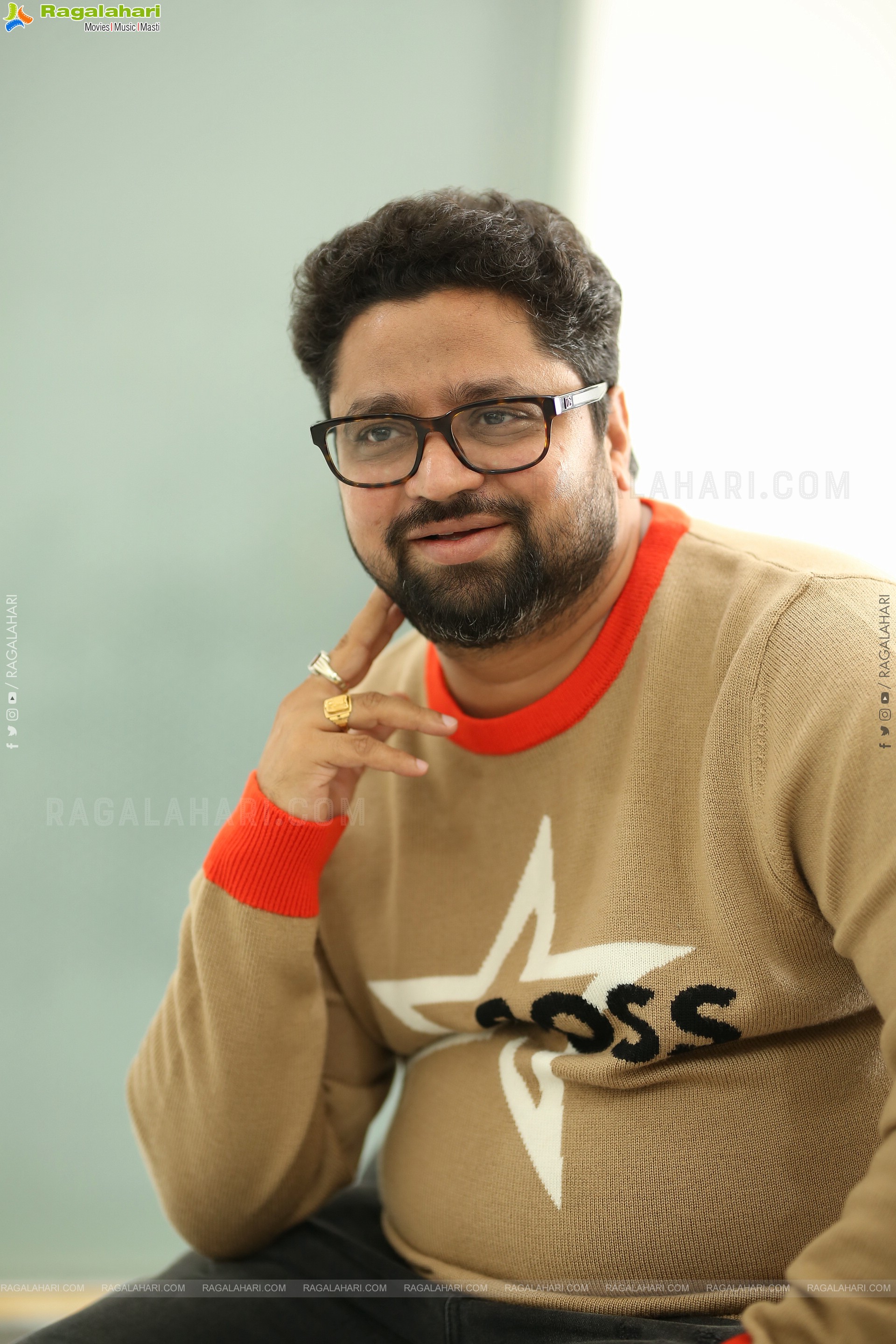 Rajesh Danda at Ooru Peru Bhairavakona Interview, HD Gallery