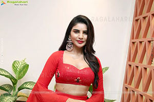 Varsha Latest Stills in Red Dress, HD Gallery