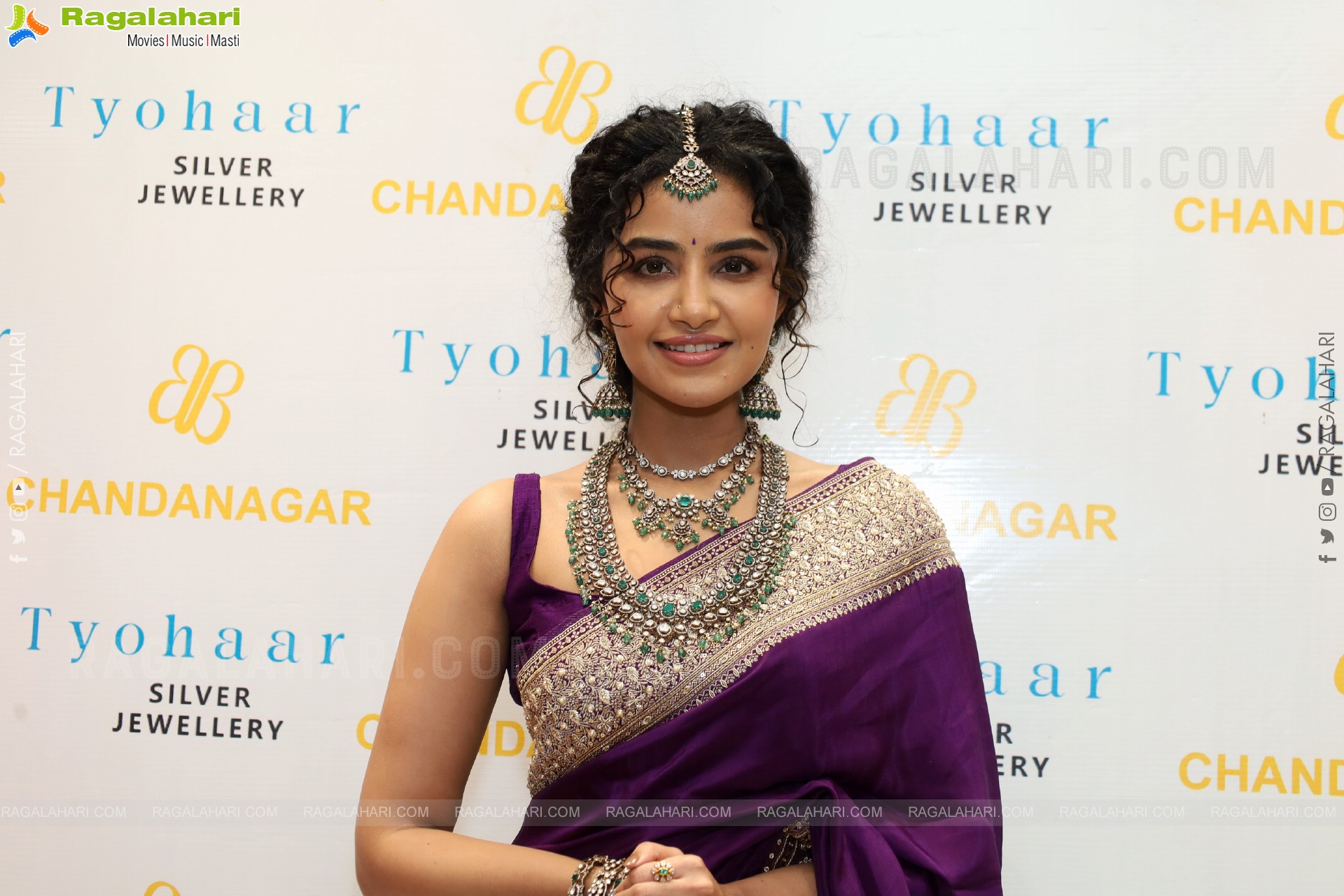 Anupama Parameswaran at Tyohaar Silver Jewellery Showroom Launch, HD Gallery