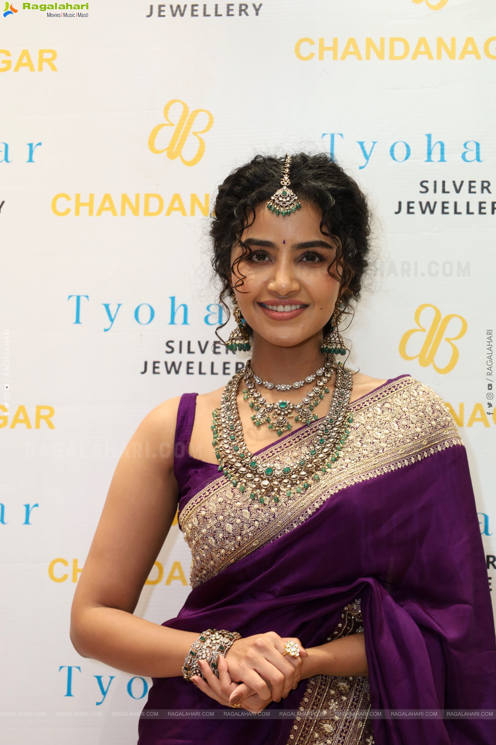 Anupama Parameswaran at Tyohaar Silver Jewellery Showroom Launch, HD Gallery