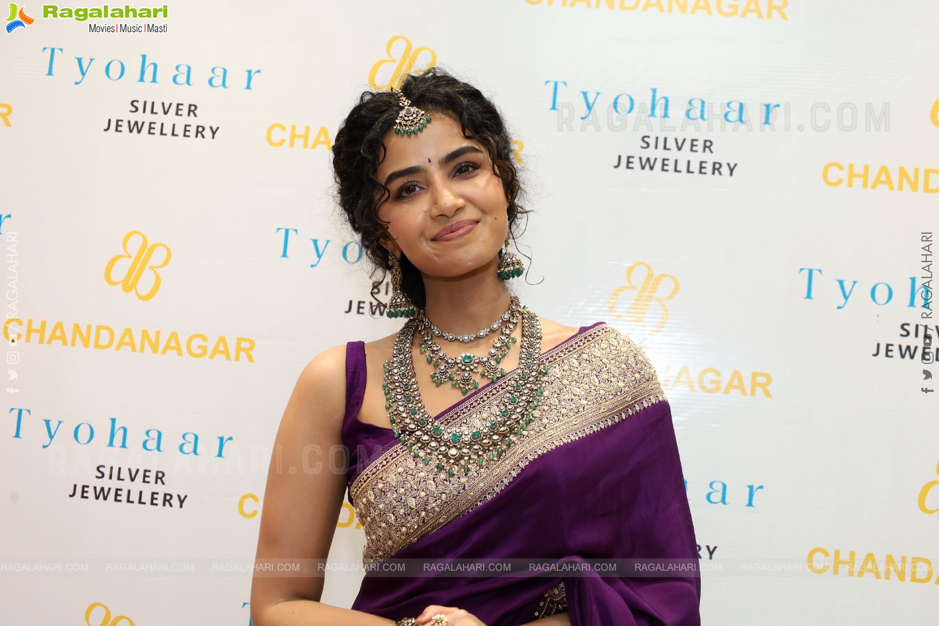 Anupama Parameswaran at Tyohaar Silver Jewellery Showroom Launch, HD Gallery