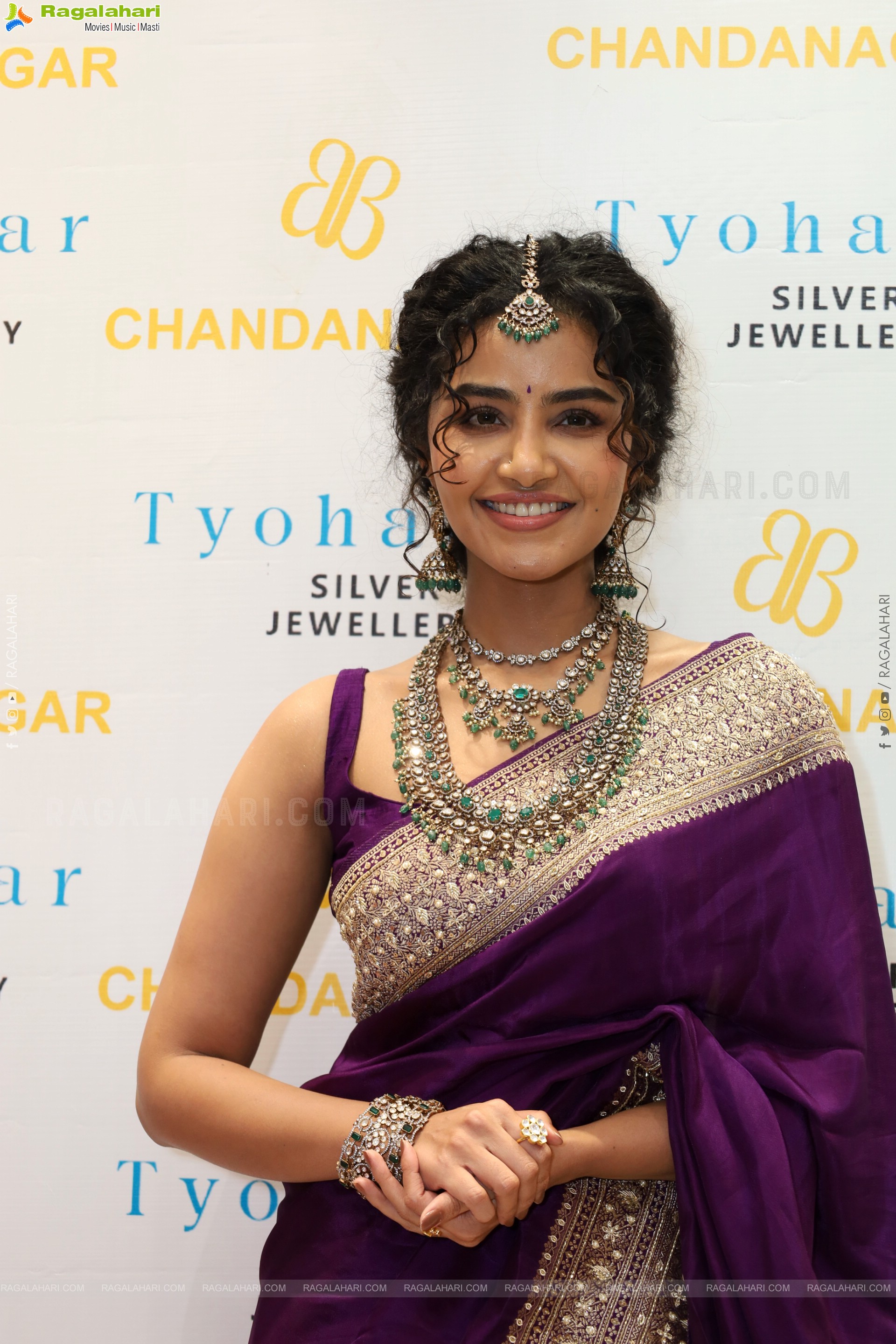 Anupama Parameswaran at Tyohaar Silver Jewellery Showroom Launch, HD Gallery